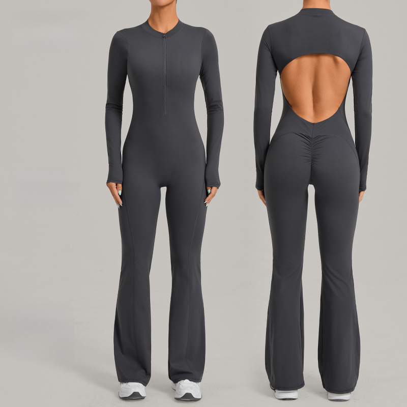 Women'S Formal Wear Jumpsuit - Long Sleeved One Piece Jumpsuit With