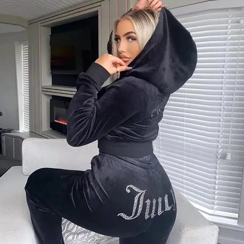Women'S Formal Wear Jumpsuit - 2025 New Winter Juicy Coutoure Tracksuit