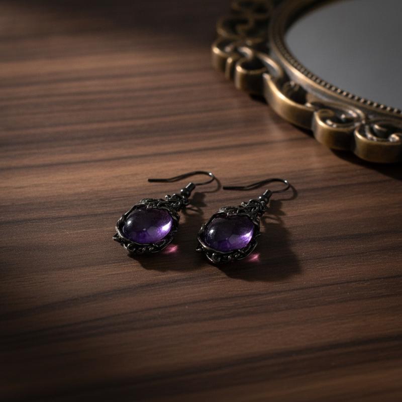 Vintage Purple Crystal Hollow  - Women'S Formal Wear Accessories recension och pris