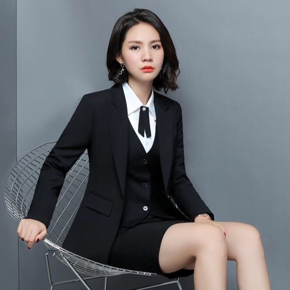 Elegant OL Fashion Business Ve - Women Formal Wear For Plus Size recension och pris