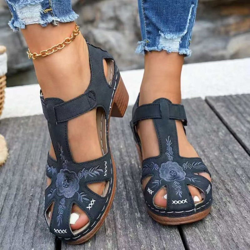 Women's Sandals Mid Block Heel - Formal Women Daily Wear Footwear recension och pris