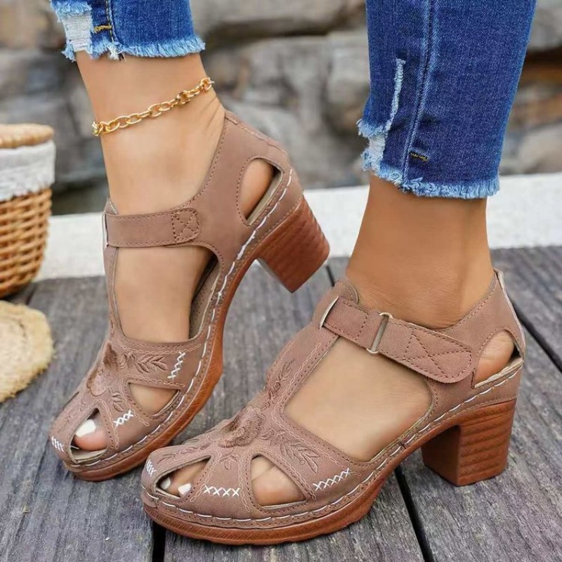 Women's Sandals Mid Block Heel - Formal Women Daily Wear Footwear recension och pris