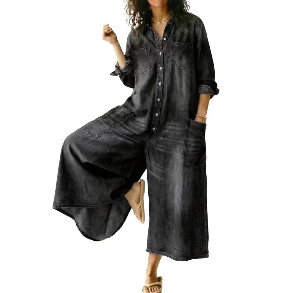 Women's Oversized Denim Jumpsu - Women'S Formal Wear Jumpsuit recension och pris