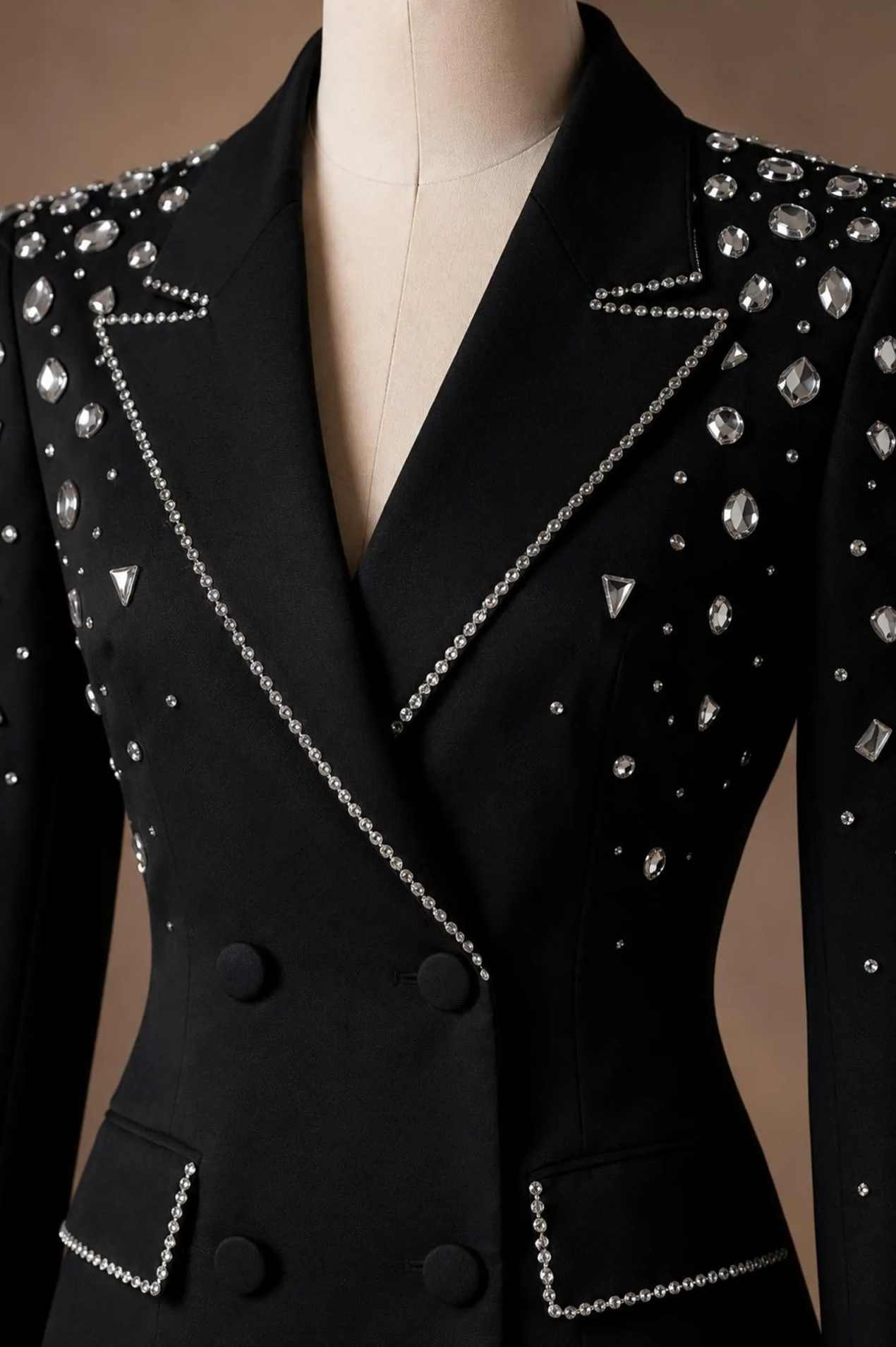Elegant Women Suit Peak‑Lapel  - Women'S Formal Dinner Wear recension och pris