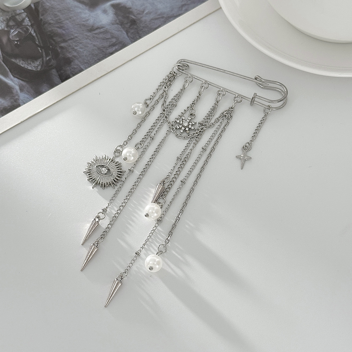 Imitation Pearl Brooch Elegant - Women'S Formal Wear Accessories recension och pris