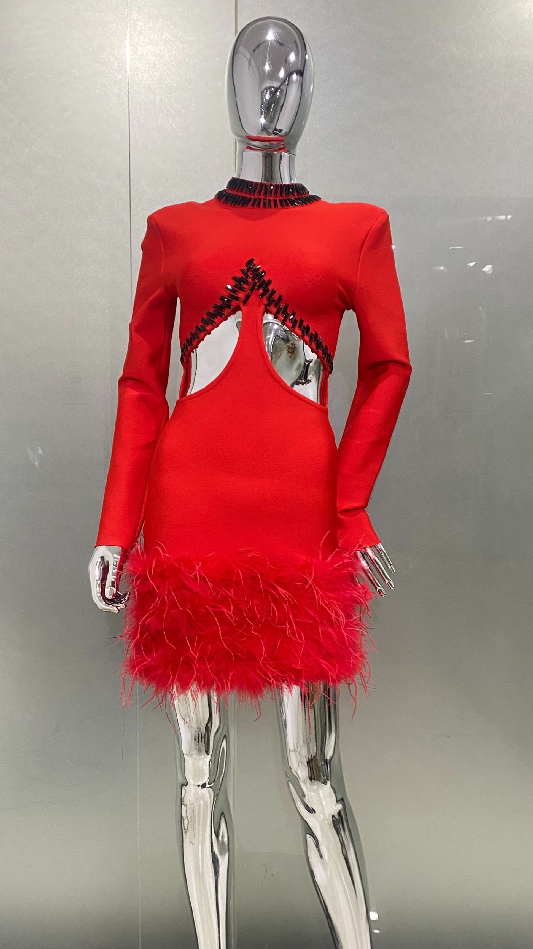 2026 Luxury Ostrich Feather Gl - Women'S Formal Dinner Wear recension och pris