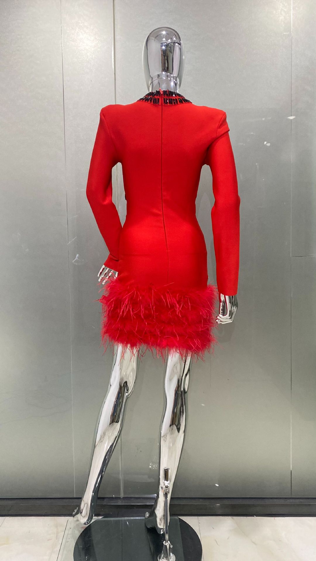 2026 Luxury Ostrich Feather Gl - Women'S Formal Dinner Wear recension och pris