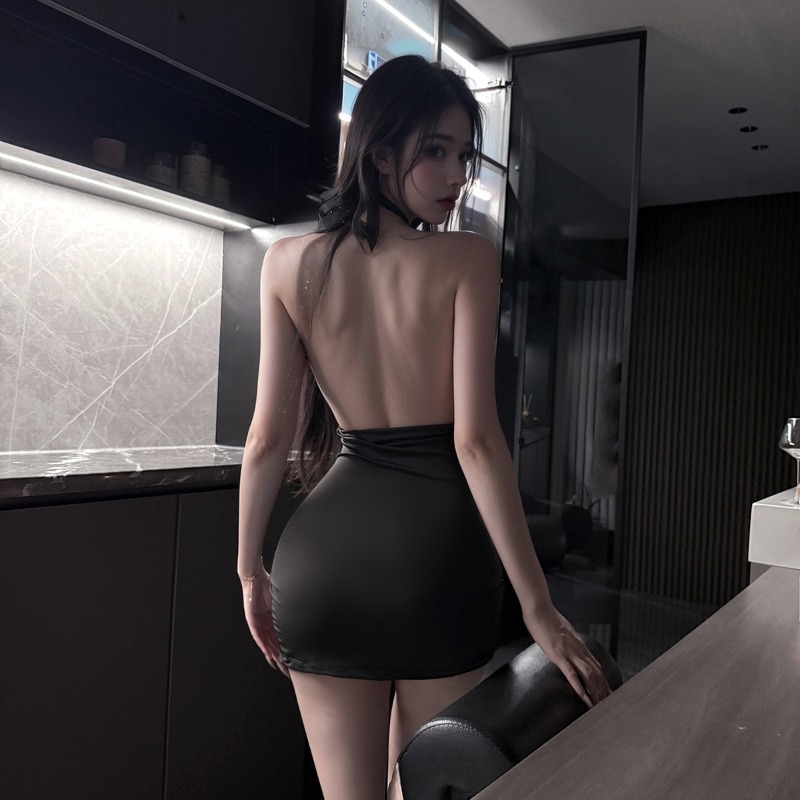 Japanese Sexy Office Lady Cosp - Wrap Dress Work recension och pris