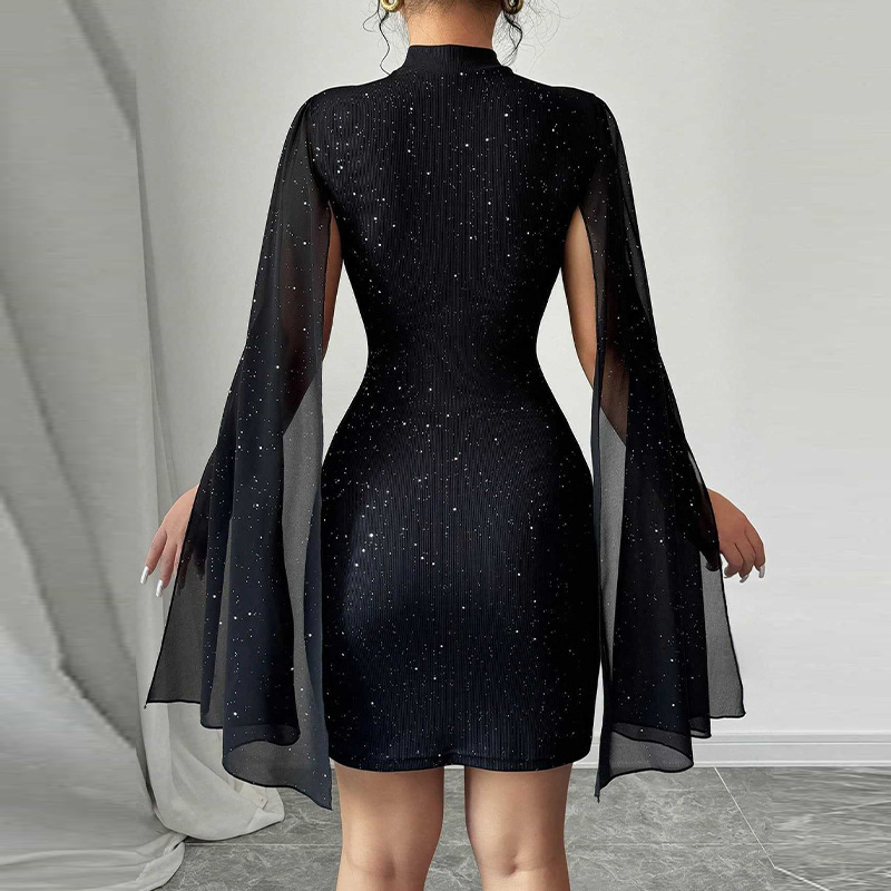 Dress Women Short Dresses Slim - Wrap Dress Work recension och pris