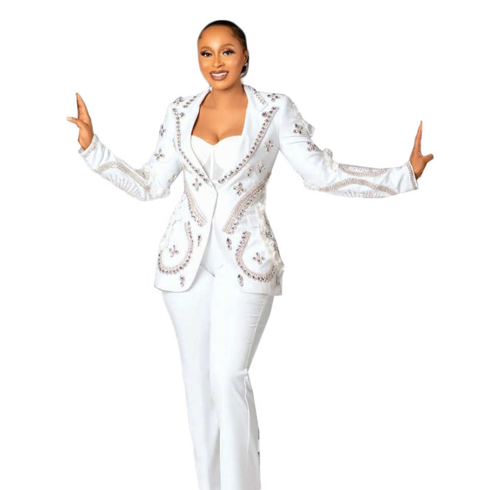 Luxury Women Pants Suits 2 Pcs - Women Formal Wear For Plus Size recension och pris