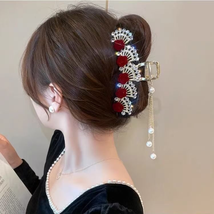 Vintage Red Floral Rhinestone  - Women'S Formal Wear Accessories recension och pris