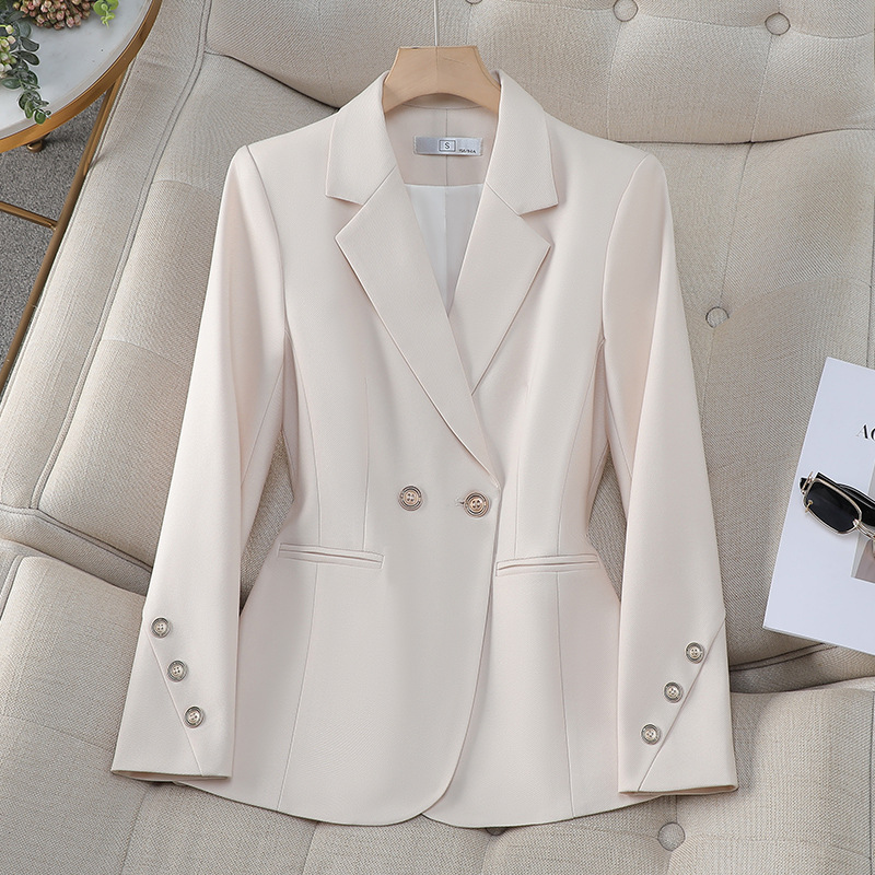 Women Double Breasted Solid Bl - Formal Winter Wear Women Jacket recension och pris