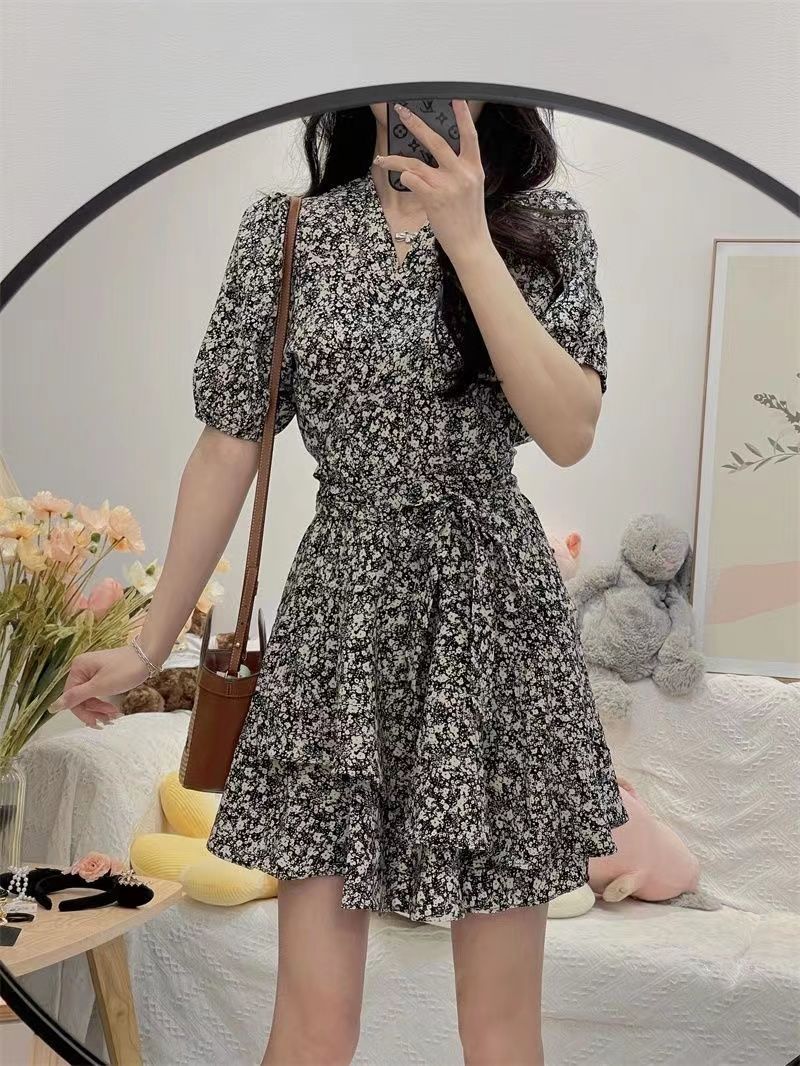 Little daisy Bodycon Women's D - Wrap Dress Work recension och pris
