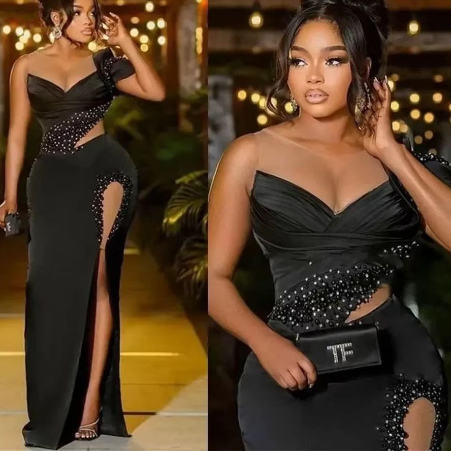 Satin plus Size Formal Dress A - Women Formal Wear For Plus Size recension och pris