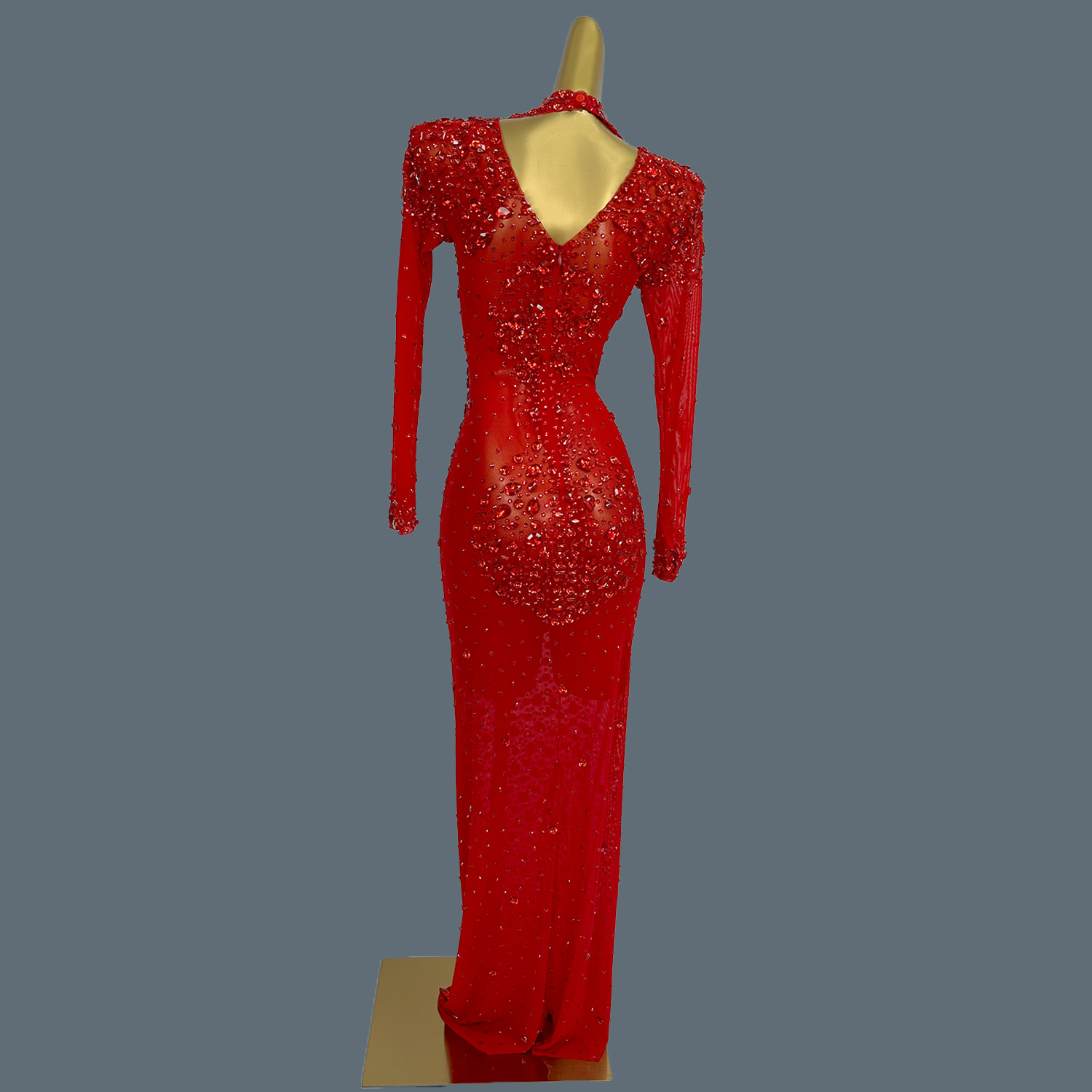Sexy Sheer Mesh Formal Prom Lo - Women'S Formal Dinner Wear recension och pris